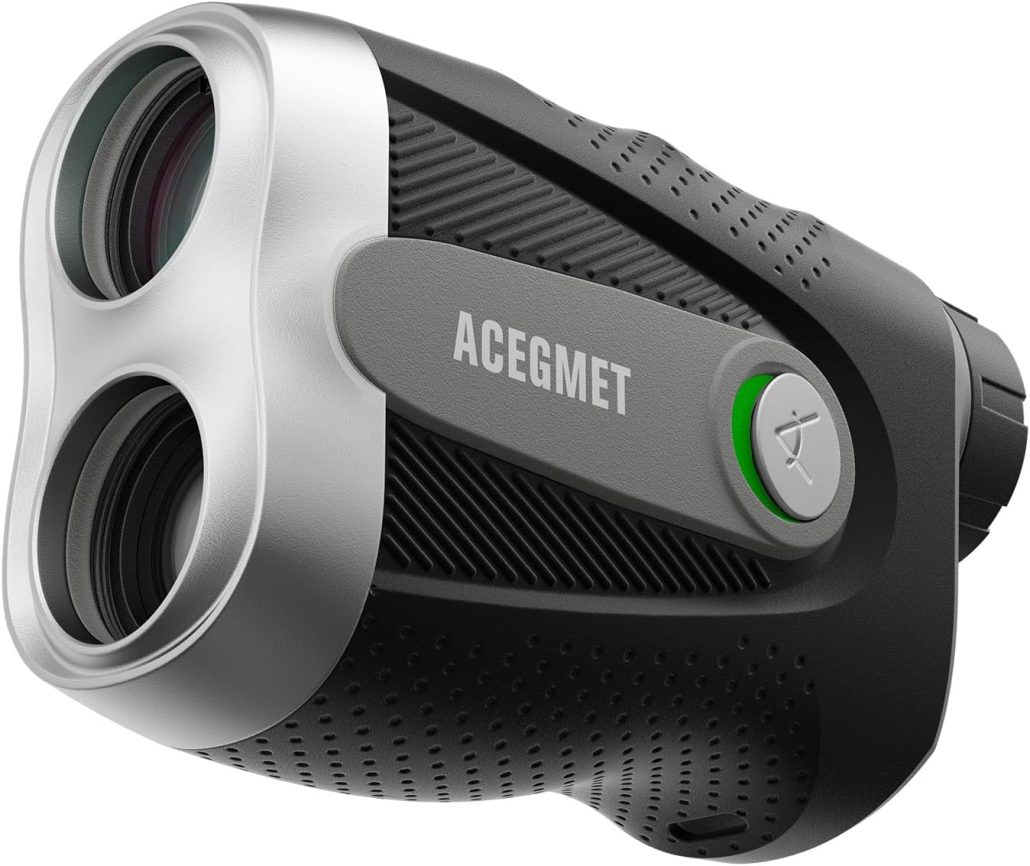 ACEGMET Golf Rangefinder with Slope Measurement - 870 Yards Range Finder Golf with Pin Lock Vibration and 6X Magnification Golf Range Finder - Rechargeable, Tournament Legal