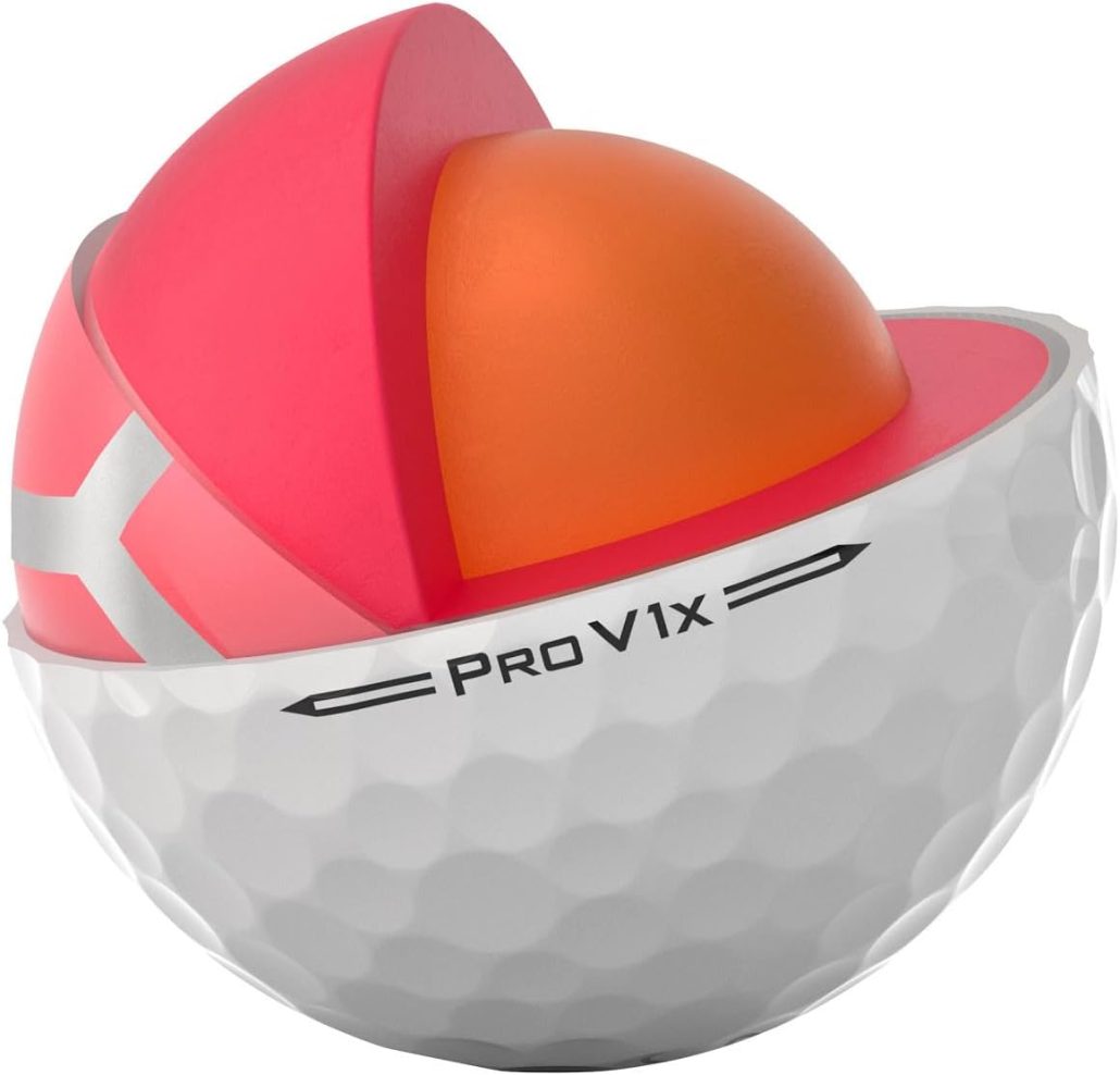 Titleist Golf Ball 2023 Pro V1x RCT Golf Ball, For Radar Ballistic Measuring Instruments Only, Trackman, green