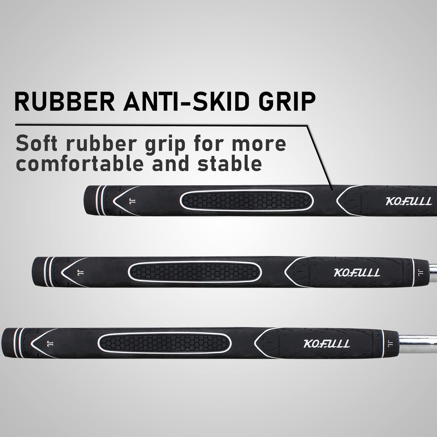 KOFULL Golf Putter, Golf Putters for Men Right Handed - 35 Inches Mens Putter Right Handed Golf Gifts for Men, Rubber Grip Blade Putter for Indoor or Outdoor Training